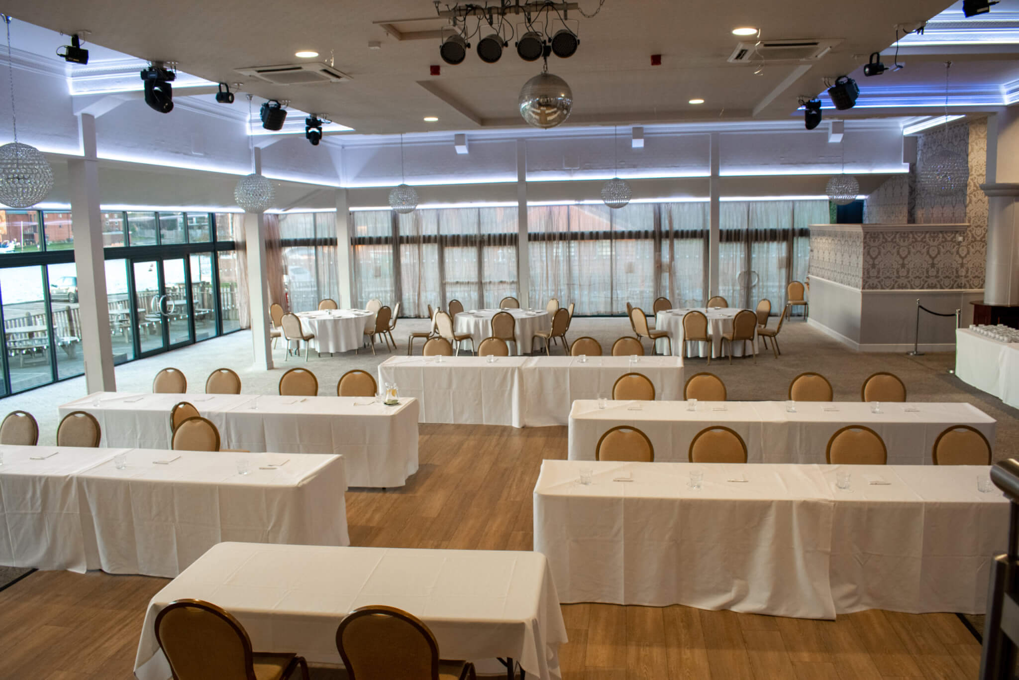 conference hall banner